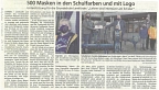 Zeitungsartikel DH Kreisblatt - Maskenübergabe